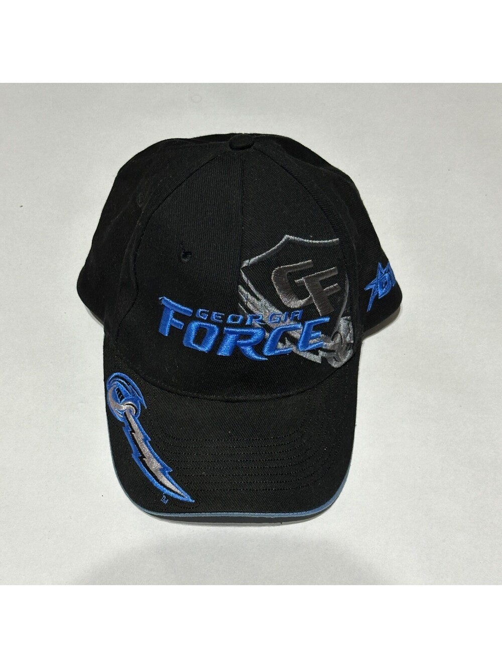 Vintage Georgia Force AFL Arena Football Hat Drew Pearson Strapback Black Cap